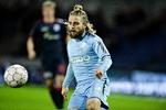 Kasper Fisker scorede til 2-0 og blev kåret til banens bedste af publikum i Randers. 