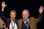 Alternative für Deutschlands to spidskandidater, Alice Weidel og Alexander Gauland.  