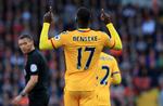 Christian Benteke blev Liverpools vågne mareridt søndag på Anfield. belgieren scorede begge sit holds mål. 