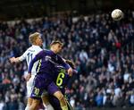 Andreas Cornelius scorer her til 1-0 for FC København, og angriberen var ikke mæt efter den træffer. 