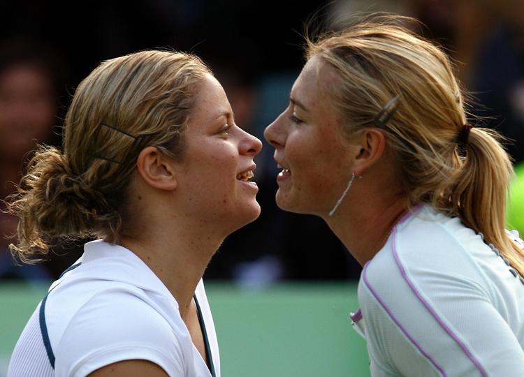 Den pensionerede belgiske tennisstjerne Kim Clijsters og Maria Sharapova har ofte mødt hinanden på banen. Clijsters støtter russerens wildcard i Stuttgart. 