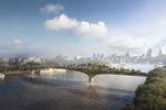 Den var næsten for smuk til at være sand. Og Londons grønne bypark over Themsen bliver da heller ikke til noget, da både finanseriering og opbakning smuldrer. Illustration Arup