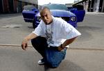 Denis Cuspert fotograferet i juni 2005, da han gav den som gangsterrapperen Deso Dogg. 