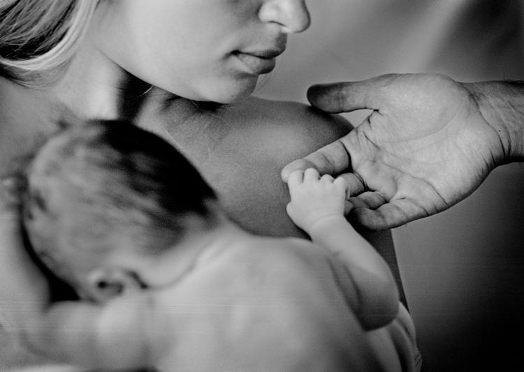 Mange poster det første babybillede inden for 24 timer. Arkivfoto: Tine Harden 