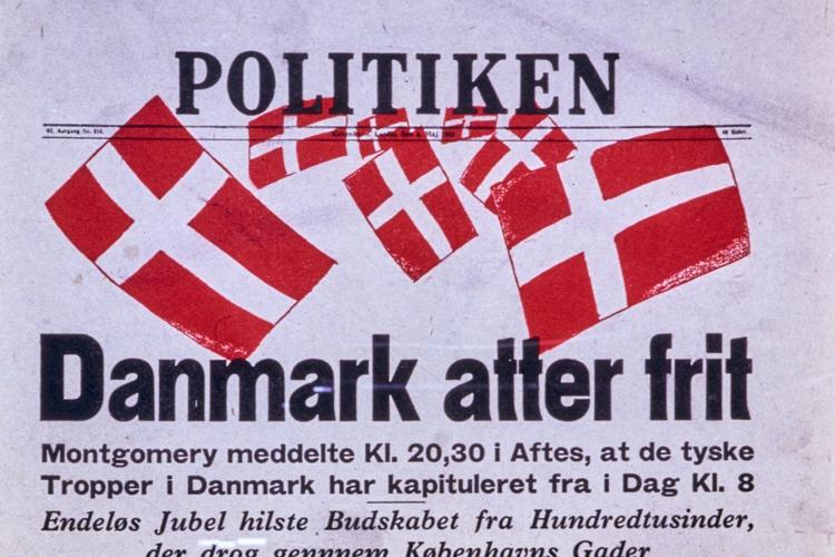 Befrielsen Politikens forside