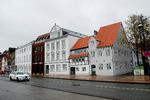 En håndfuld bygninger udgør nu til sammen Hotel Hafen i Flensborg 