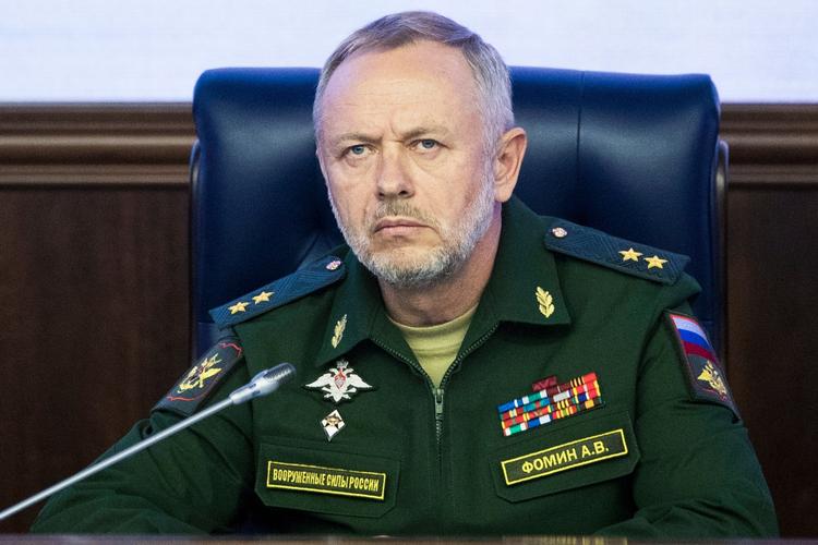 Ruslands viceforsvarsminister, Alexander Fomin, præsenterede aftalen om de nye zoner i Moskva i går.  