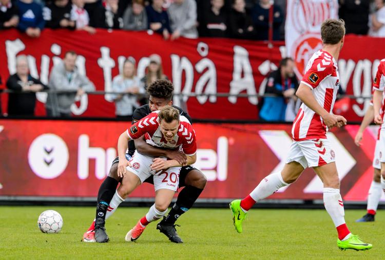 Marco Meilinger og Sammy Skytte kan mødes igen, hvis AaB og Silkeborg vinder deres kampe i playoffspillet. 