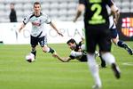 AGF'eren Thomas Juel-Nielsen, her i 1-0-opgøret mod Viborg i søndags, har været blandt de bedste på Århus-holdet  de seneste kampe 