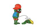 Opgivet. Tegneren Matt Furie forsøgte at genvinde magten over frøen Pepe, men tabte til sidst.  