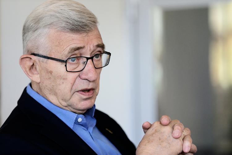 Teolog, samfundsdebattør og tidligere politiker Søren Krarup løb med opmærksomheden i aftenens udgave af Debatten på DR2. (arkivfoto). 