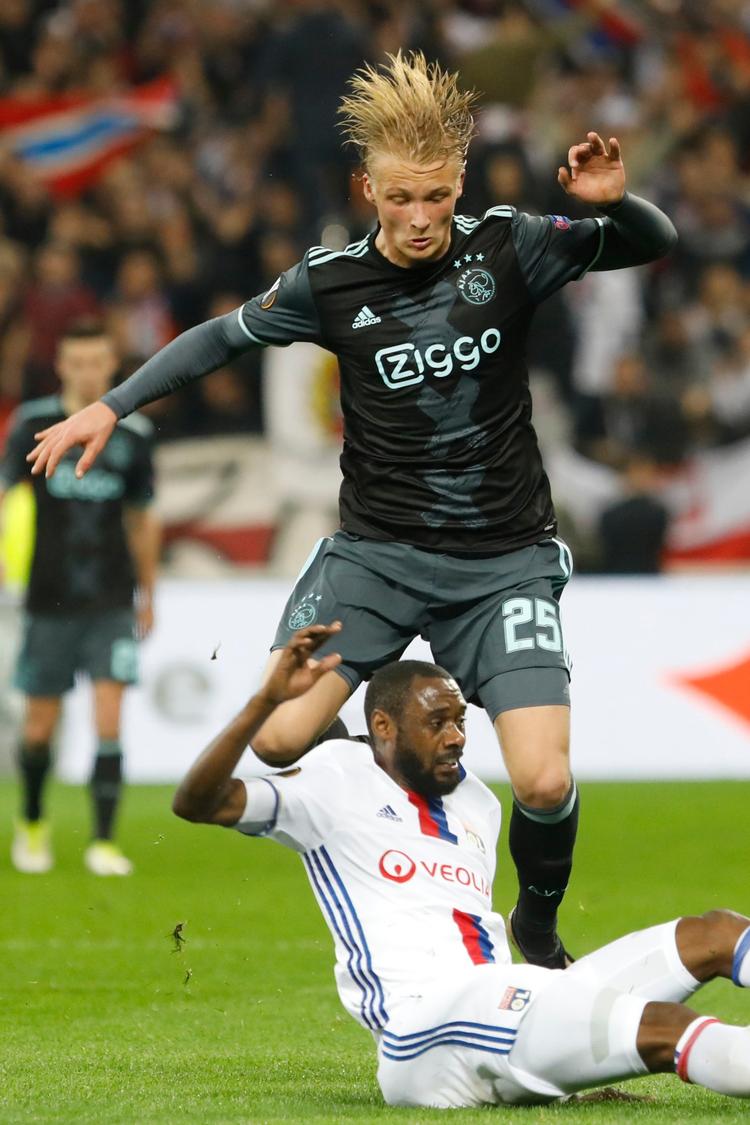 Kasper Dolbergs mål sikrede Ajax adgang til finalen mod Manchester United i Europa League.  