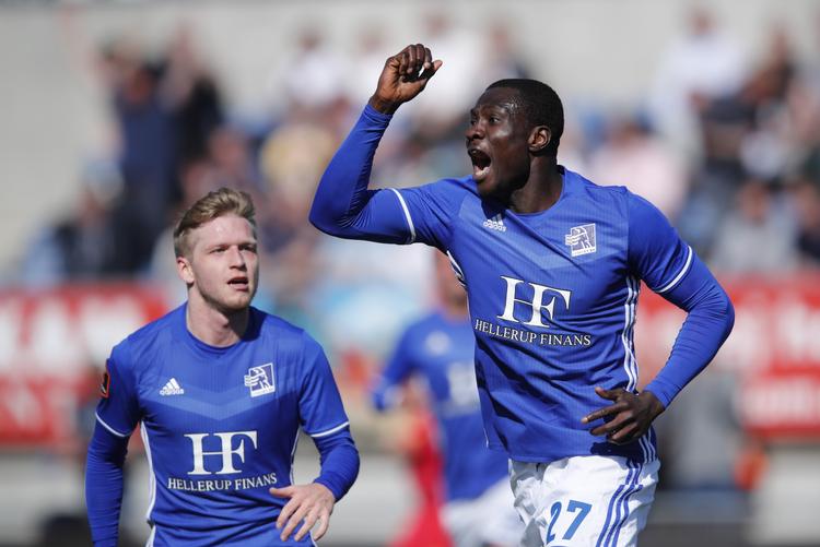 Lyngbys Kim Ojo bragte sit hold foran 1-0 fredag eftermiddag og banede vej til sejren over FC Nordsjælland.  