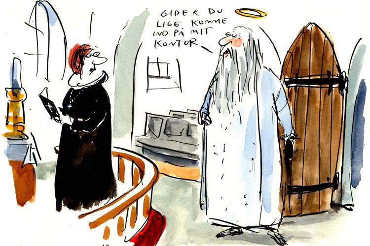 Arkivtegning Mette Dreyer