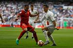 Cristiano Ronaldo scorede to mål mod Sevilla i 4-1-sejren. 
