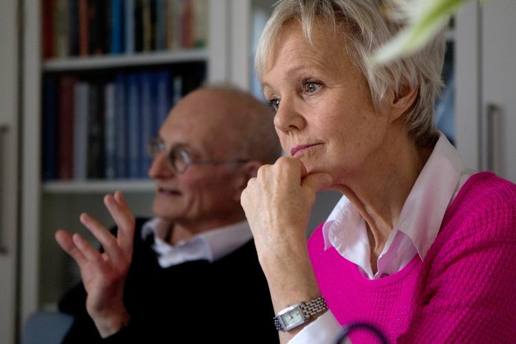 Ralf Pittelkow og hans kone, Karen Jespersen, står bag netavisen 'Den Korte Avis'. 