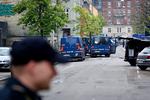 Politirazzia mod BZ-kollektivet i Baldersgade. 25 blev anholdt. 
