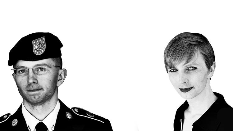Soldaten Manning blev sat i fængsel som mand og forlod det i denne uge som kvinde 