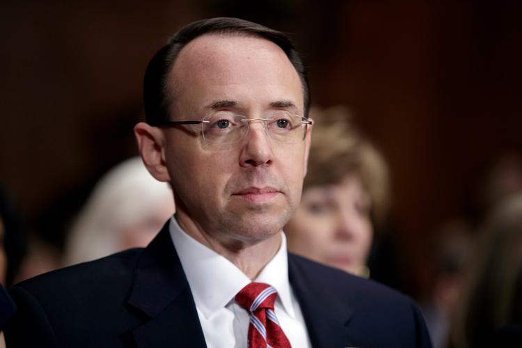 Vicejustitsminister Rod Rosenstein var angiveligt klar over, at Trump ville fyre den tidligere FBI-chef James Comey.  