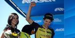 George Bennet har svært ved at fatte, at han er ny indehaver af førertrøjen i Tour of California. Foto: Getty Images for Amgen Tour of California. 