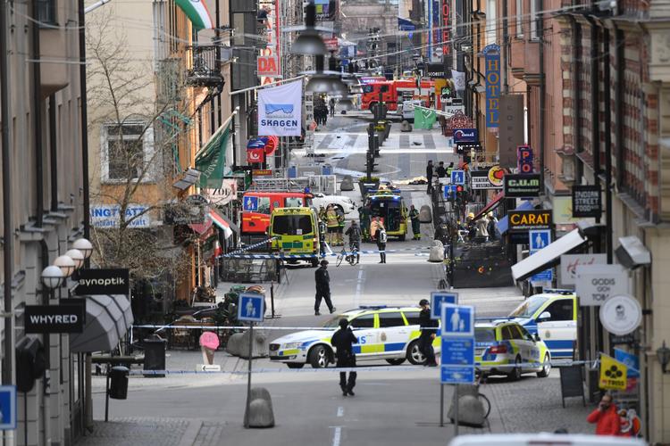 Terrorangrebet i Sverige tiltrak sig hele verdens opmærksomhed. 
