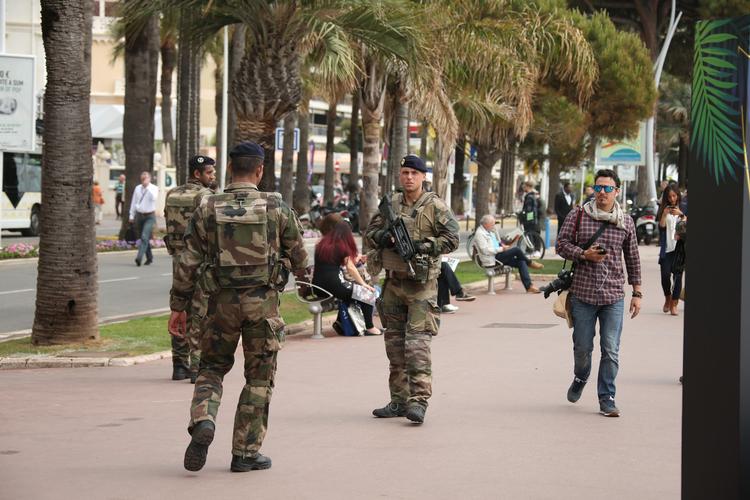 Også sidste år var sikkerheden i højsædet i Cannes. 