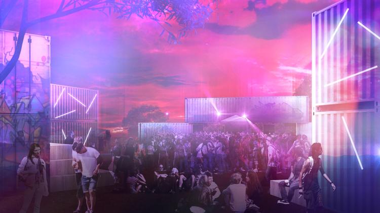 Musikken på East kurateres af syv forskellige crews, klubber og musikalske kollektiver.  Visualisering:  Roskilde Festival 