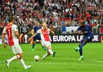 Efter 17 minutter og 17 sekunder scorede Paul Pogba til 1-0 for Manchester United mod Ajax. 