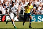 Paraguay mod Jamaica i Parken, hvor Federico Santander og Rodolph Austin spillede med i alle tiders mest internationale pokalfinale. 