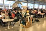 Cosplay til Magic: The Gathering Grand Prix i Bella Centret i København. Kvinden på billedet er klædt ud som katten Ajani Goldmane - en helt fra Magic-universet. Foto: Christian Nobel 