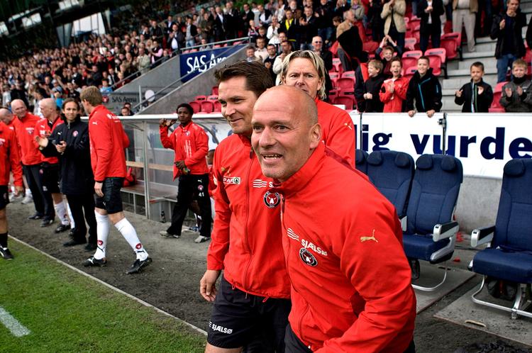 Så gode kolleger var de i FC Midtjylland. I dag er de hinandens værste konkurrent. 