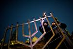 2. til 7. juni er der for syvende år i træk jødisk kulturfestival i København. Billedet her er fra den jødiske lysfest chanukah.  Arkivfoto Miriam Dalsgaard