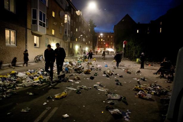 Hjemad i natten. 