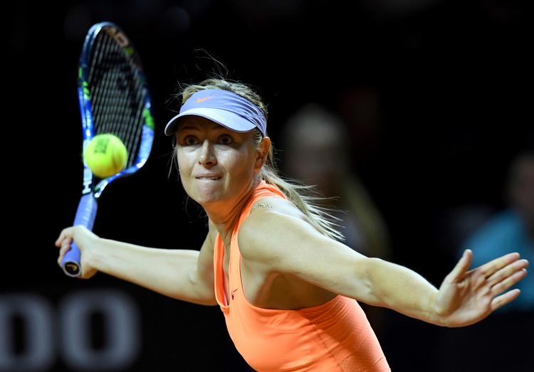 Maria Sharapova blev ikke testet i forbindelse med sit comeback i Stuttgart. 