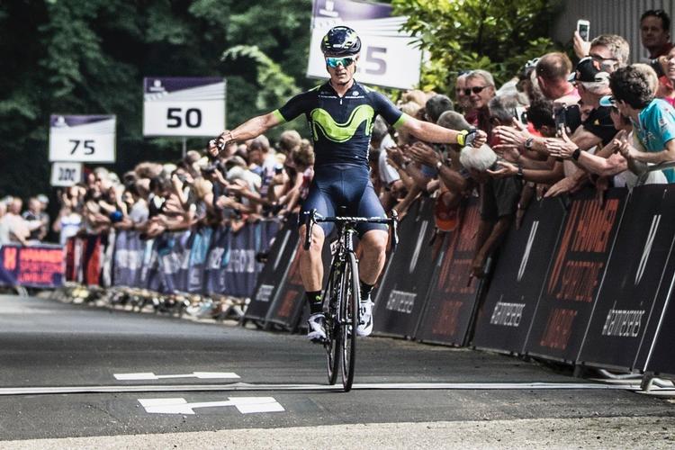 Colombianeren Carlos Betancur styrer det spanske storhold Movistar til succes på førstedagen af The Hammer Series. Foto. The Hammer Series. 
