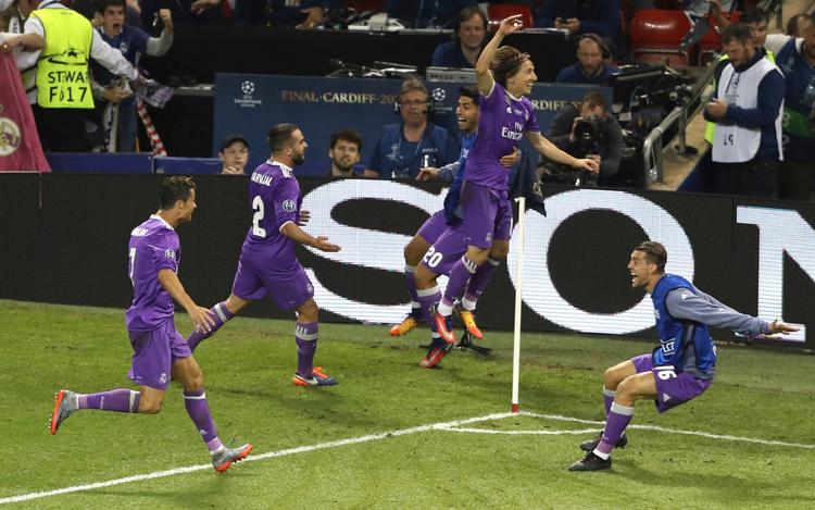 Da Cristiano Ronaldo scorede til 3-1 mod Juventus i Champions League-finalen, vidste Real Madrid-spillerne godt, at sejren var hjemme. 