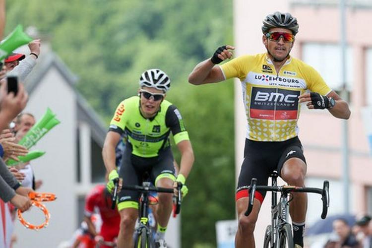 Greg Van Avermaet vinder iført den gule førertrøje også sidste etape i Luxembourg Rundt. 