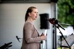 Mette Frederiksen  foreslår en ny politisk pakke, som skal beskytte vidner. Foto: Nanna Navntoft 