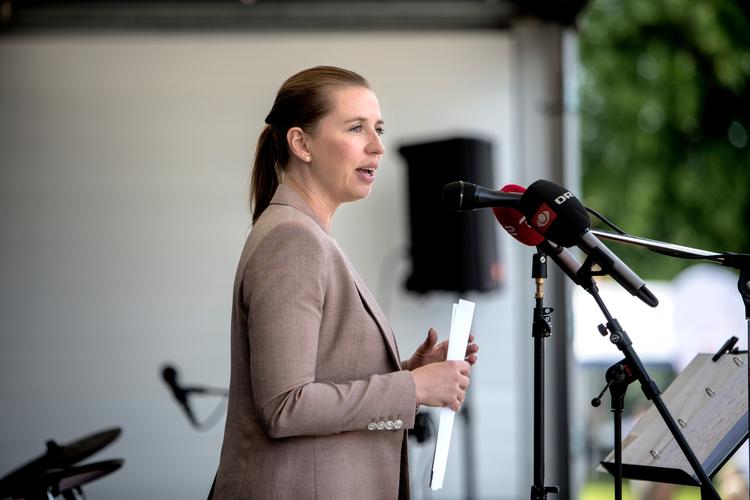 Mette Frederiksen  foreslår en ny politisk pakke, som skal beskytte vidner. Foto: Nanna Navntoft 
