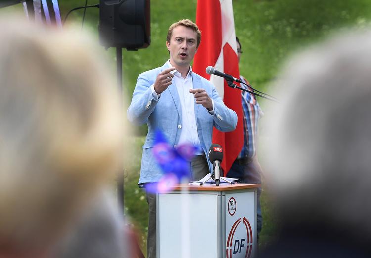 Morten Messerschmidt taler i hjemstavnen Frederikssund efter syv måneders sygemelding. 