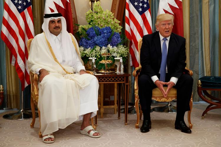 Donald Trump tog til Saudi Arabien som det første land på sin første udlandsrejse som USA's præsident.  