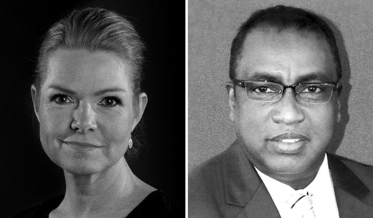 Udlændingeminister Inger Støjberg og Somalias ambassadør, Ali Said Faqi. 