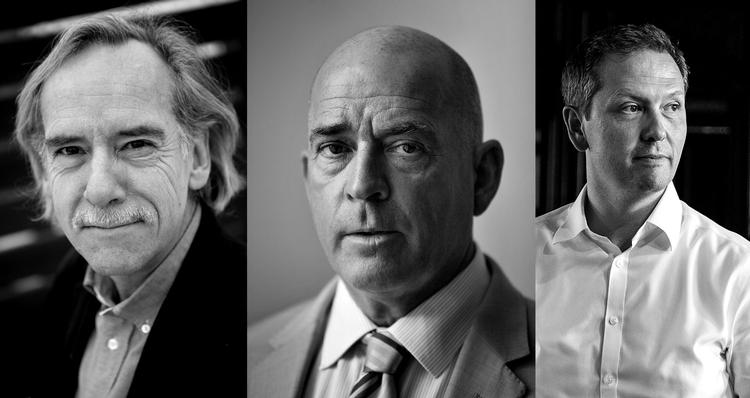 Trevor Davies (tv.) Søren Espersen og Steen Bocian. Foto: Stine Bidstrup, Peter Hove Olsen og Peter Klint.  