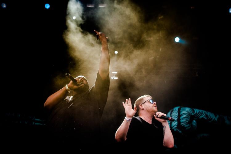 Run the Jewels var det bedste navn at have på scenen, når nu himlen skulle flække. 