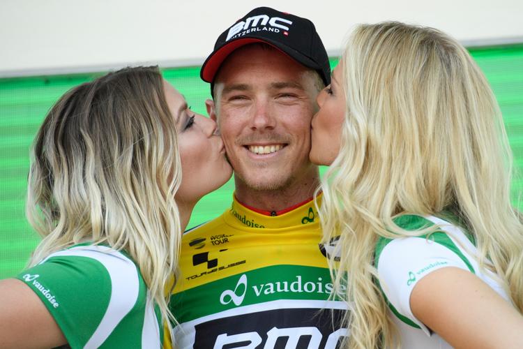 Australieren Rohan Dennis havde grund til at smile efter sin flotte præstation på prologen i Schweiz. 