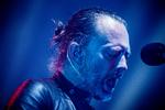 Radioheads forsanger, Thom Yorke, her fotograferet i Aarhus tidliger på året, har svaret på kritikken af, at bandet skal spille i Tel Aviv.  