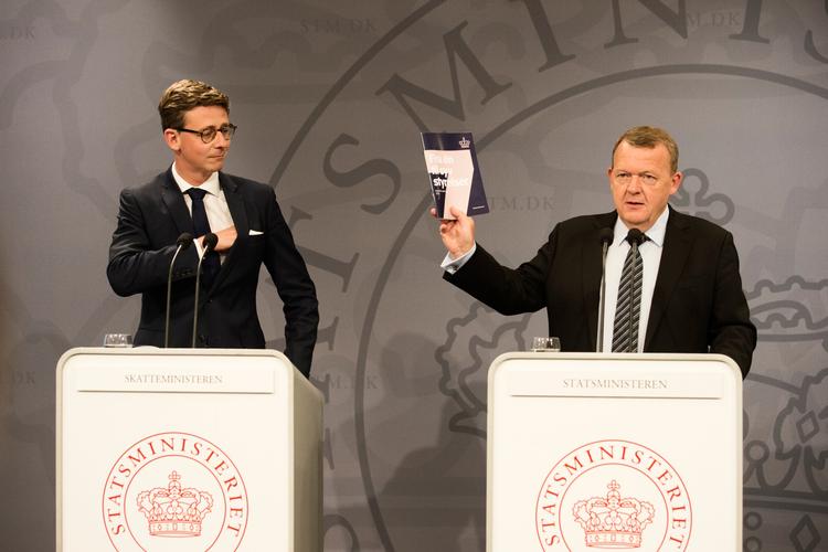 Pressemøde om nyt skattevæsen