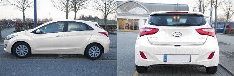 Det er en bil som denne Hyundai i30 - eller en, der ligner - politiet nu leder efter i et forsøg på at opspore Emilie Mengs banemand. 