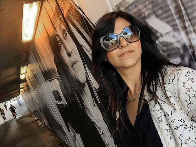 Videobloggeren Sausan Kanaan Berg.  