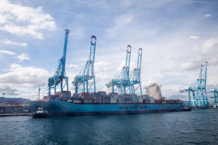 Mærsks havneterminal i den sydspanske by Algeciras ved Gibraltarstrædet er en af dem, der stort set er tilbage i normal drift efter cyberangrebet. 
   